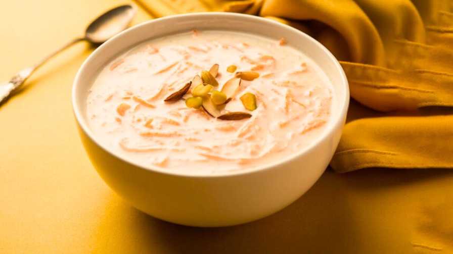 Oil Free Carrot Kheer Recipe